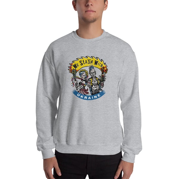 Image of Punks for Ukraine Unisex Sweatshirt