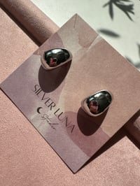 Image 3 of Arc earrings 圆弧银色耳饰