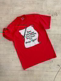Image 5 of PRINT HOLE STUDIO TEE RED