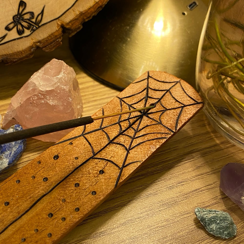 Image of Spider’s Web Incense Holder