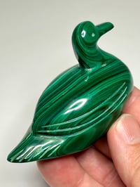 Image 14 of Malachite Duck Carving | #3030