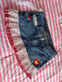Image 3 of Apple Dreamin’ Mini Skirt 🍎🤍✨(S) 