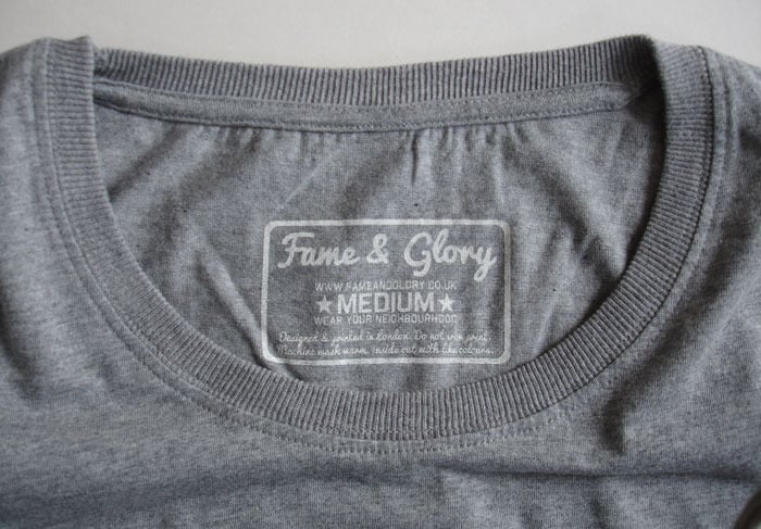 Image of Hackney Braves Vintage Slim-fit Tee (Grey)