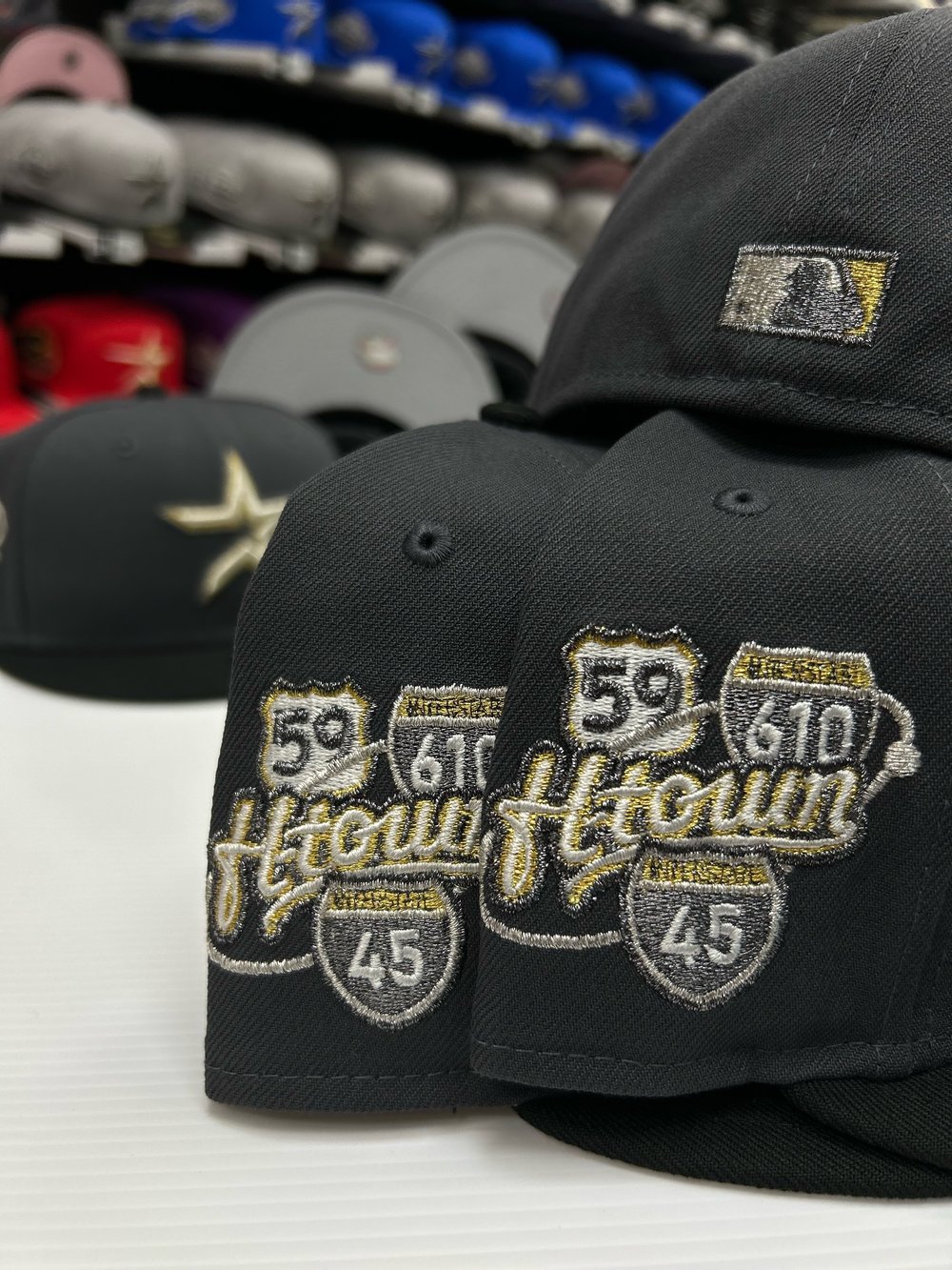 New Era 59Fifty Graphite H-Town Slab