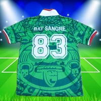 Image 2 of Mexican Sangre Soccer Jersey (green)