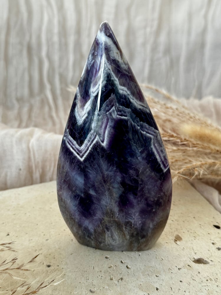 Image of Chevron Amethyst Teardrop