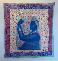 Image 3 of I’ll get it done either way mini quilt #1