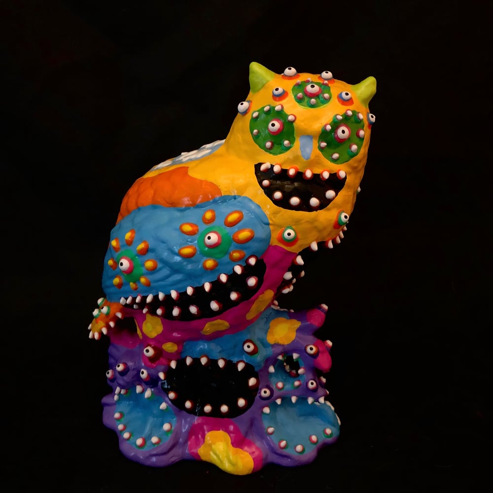 Image of At Night In the Woods, Owls Mating Sound Like Ghosts 8x6