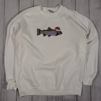 Image 1 of Trout Christmas Crewneck - M & L