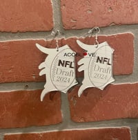 Image 2 of Detroit NFL Draft 2024 Earrings 