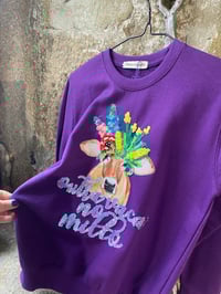 Image 1 of Suadoiro INFANTIL. Vaca bordado a man. Talla 7/8anos. En STOCK