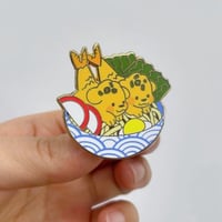 Image 1 of Enamel Pin Tempupra Ramen