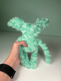 Image 4 of Soft Weighted Grumpy Goblin - Mint Green