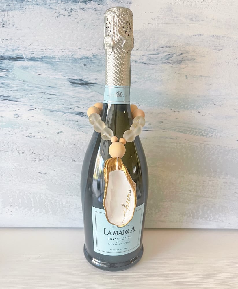 Image of Cheers | Oyster Wine Bottle Charm