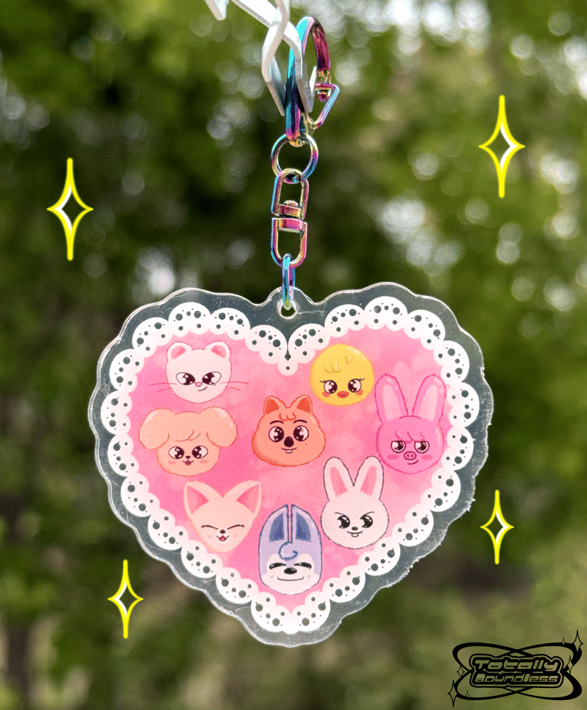 Image of SKZoo Heart Keychain