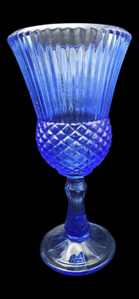 Image 8 of 3 Piece Avon Fostoria Cobalt George & Martha Washington