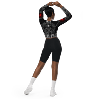 Image 3 of Darker Tide long-sleeve crop top