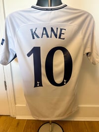 Image 3 of Tottenham Hotspur “KANE 10” 2017/18 Home Shirt + UCL patches (M)