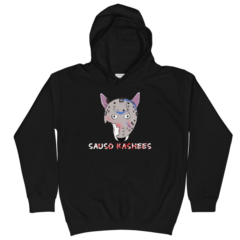 Image of SAUSO KASHEES KIDS HOODIE / BLUE