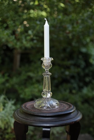 Image of Kerzenständer, Kristall, rundliche Formen