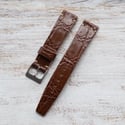 18mm Vintage Style Crocodile Strap In Green copy