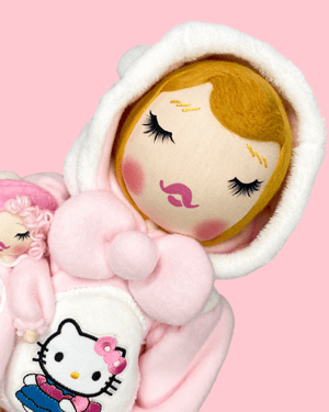 Image of HELLO KITTY INSPIRED ART DOLL & Mini 