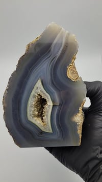 Image 5 of 1.78lb Agate Druzy Rough Edge Natural Crystal 