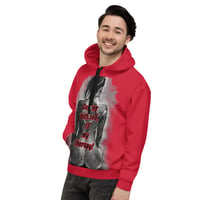 Image 4 of red tattoo therapy Unisex Hoodie 