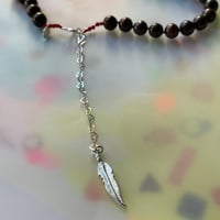Image 3 of brown feather necklace