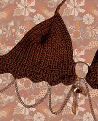 Image 3 of Mushroom Fairy Crystal Crochet Top