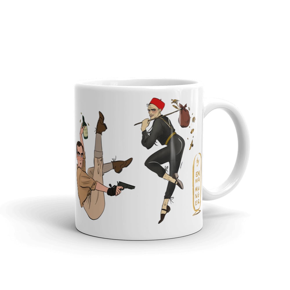 Image of The Mummy '99 Pin-ups Mug #2 ~ Collect 'Em All