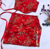 Chinese Dragon Side Split Skirt 