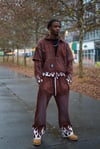 RHINESTONE SWEATSUIT (BROWN)