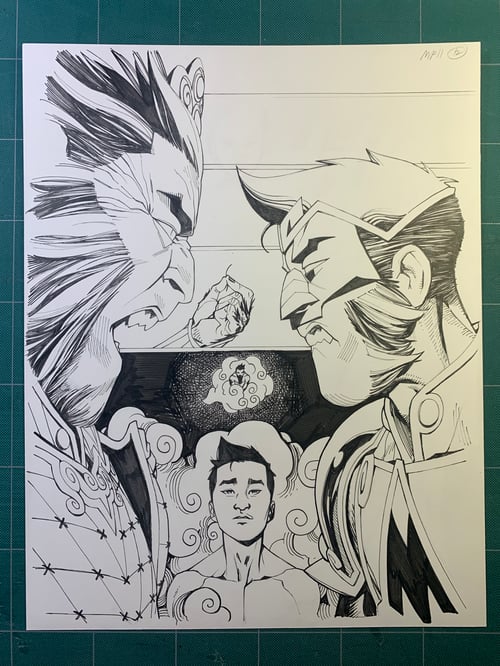 Image of MONKEY PRINCE #11 page 12 original art