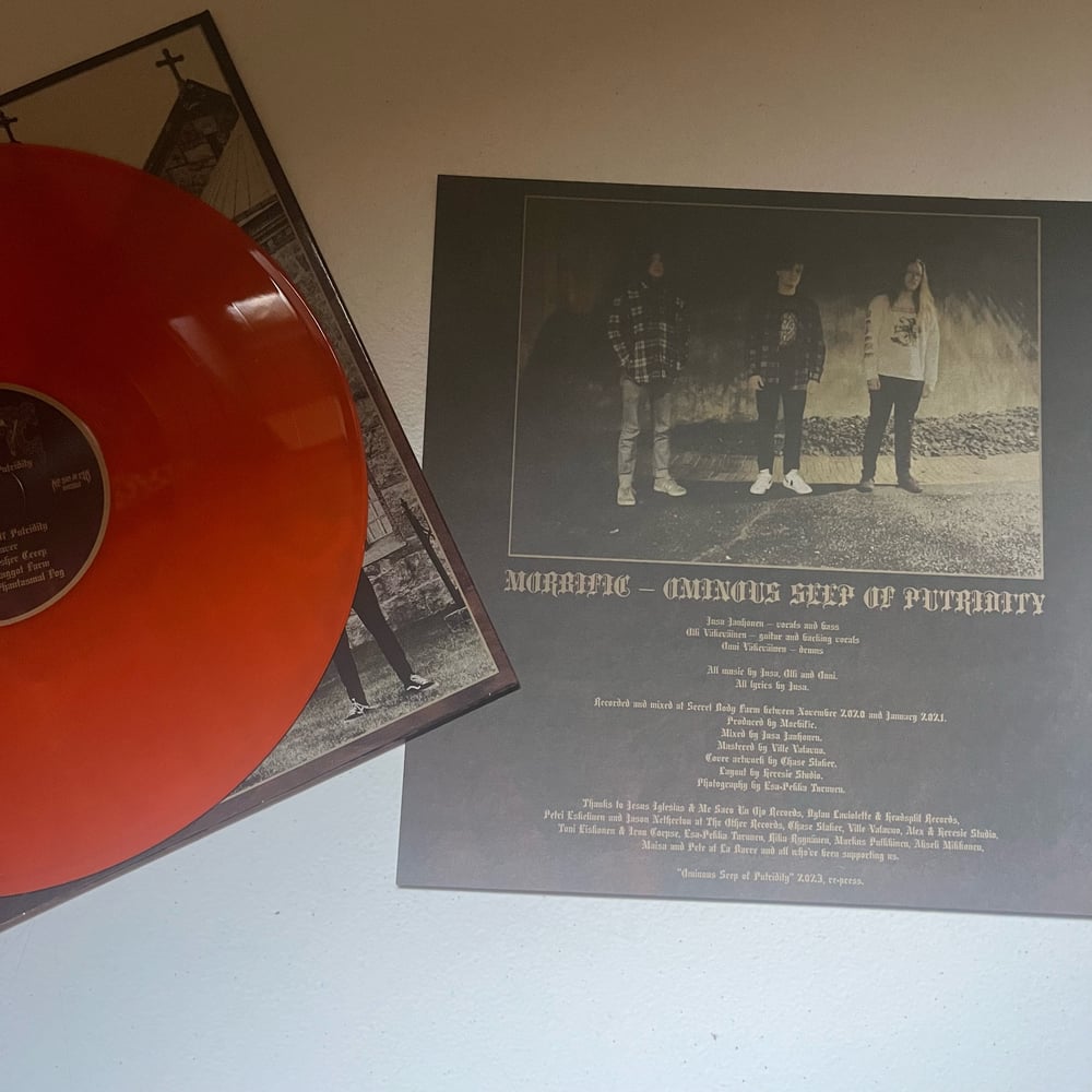 Morbific - "Ominous Seep of Putridity" 12" vinyl LP