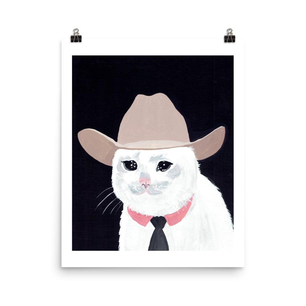 Image of SAD CAT POSTER