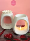 White ceramic Paris wax burner 