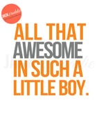 Image of {all that awesome} 8x10 PDF download poster print