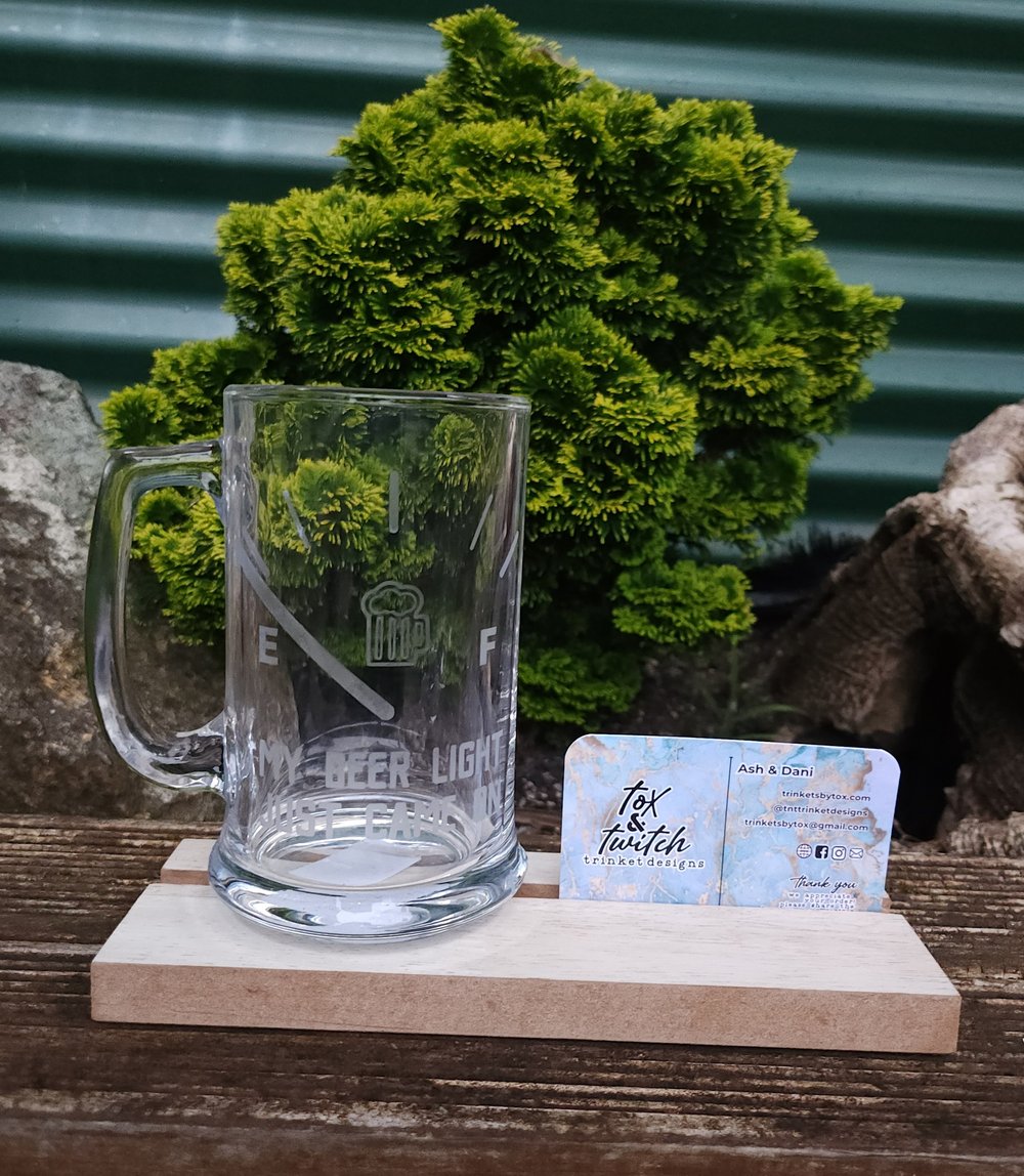 Image of Etched Beer Steins