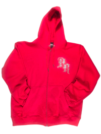 Image 2 of Hooded Short Set (RED)