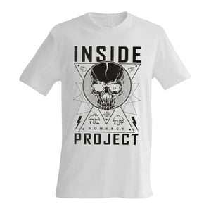 Image of INSIDE PROJECT - "N.O.M.E.R.C.Y." Men T-Shirt  - White