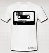 Image of Cassette - White Uni - sex Tee