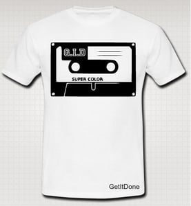 Image of Cassette - White Uni - sex Tee