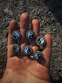 Image 1 of Yin-Yang license plate bolts