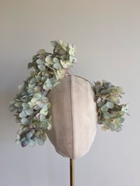 Image 1 of Seafoam coloured flower headpiece 