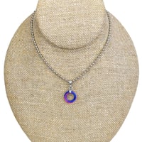 Image 2 of Pride Flag Moebius Pendants 