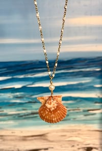 Image 3 of Scallop Shell Necklace N201