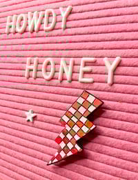 Peach Bolt Pin