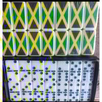 Jamaican Flag Domino 