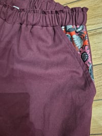Image 3 of Pocket Pants-wine 